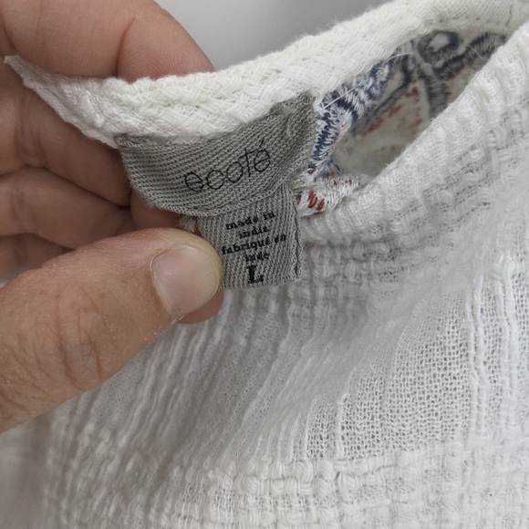 Urban Outfitters Ecote Cropped Embelished Tank Top - Picture 7 of 8